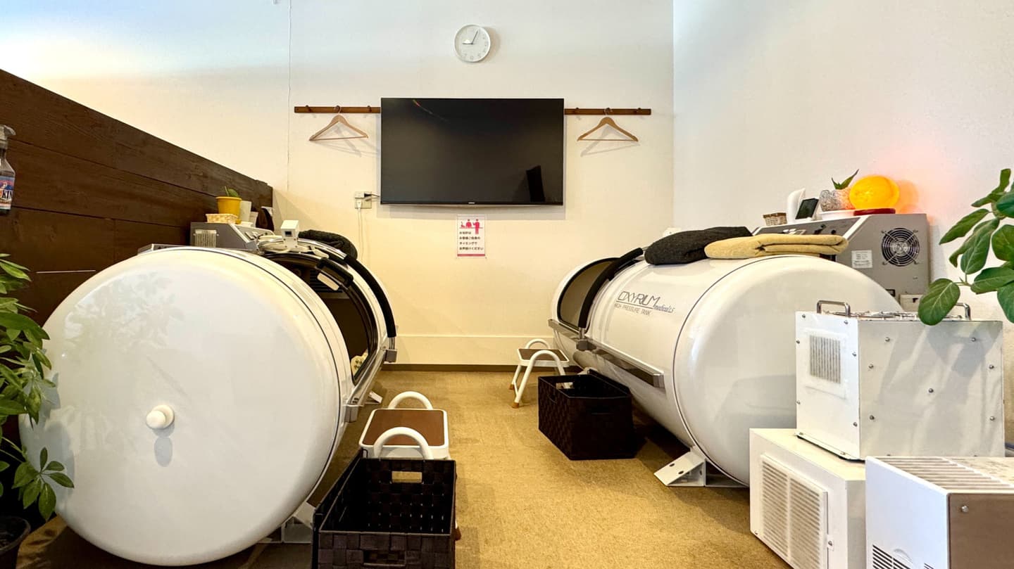 1.5気圧酸素カプセル２台体制